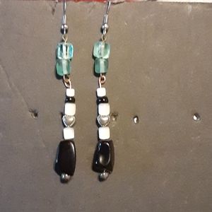 Hand beaded earrings